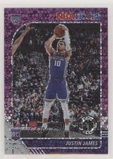 2019-20 Panini NBA Hoops Premium Stock Purple Disco Prizm Justin James #244 0b67