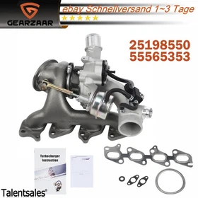 TURBOLADER ABGASTURBOLADER FÜR CHEVROLET OPEL 1.4 + Turbo 25198550 55565353
