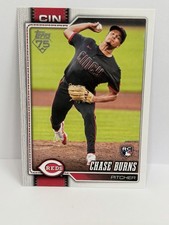 Chase Burns RC Topps 2024 Series One Rookie #312 Cincinnati Reds MLB