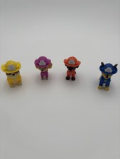 PAW Patrol Figure Lot Chase Zuma Skye Rubble Mighty Pups Mini Figures