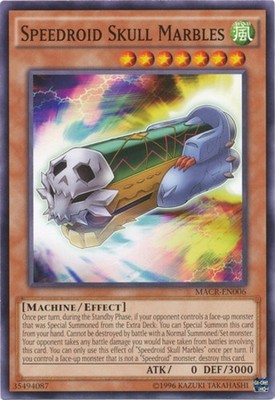 Speedroid Skull Marbles - MACR-EN006 - Common - Unlimited Edition - Lightly Play