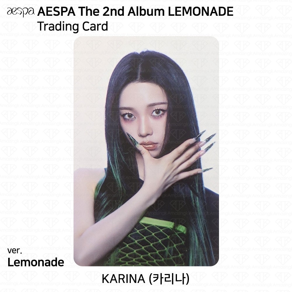 Aespa WEEK MAKE IT LEMONADE SEOUL POP-UP MD Trading Card | eBay