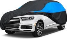 Waterproof Car Cover All Weather Snow UV Protection For SUV 181 to 190 Inch Blue