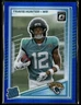 2025 Panini Donruss Optic Travis Hunter #201 Blue Hyper Rated Rookie