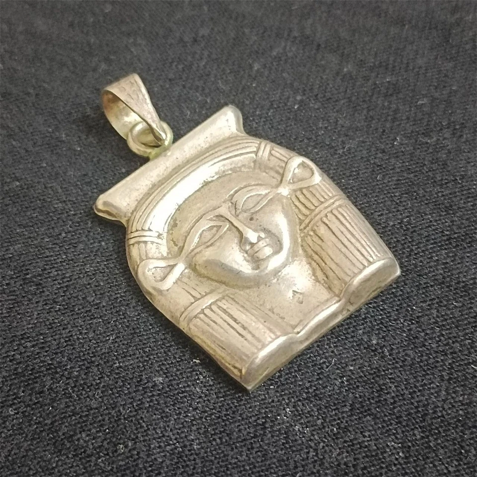 Pingente de prata 925 de Hathor – Colar feito à mão estilo egípcio antigo - Imagem 4 de 4