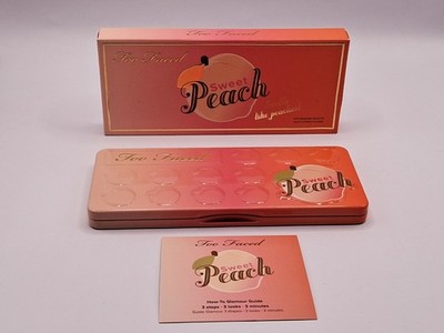Too Faced Sweet Peach Eye Shadow Palette Authentic New RARE
