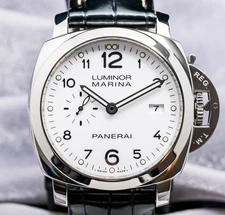 Panerai 499 Luminor Marina 44mm White Dial 1950 3 Days PAM00499 PAM499 PAM