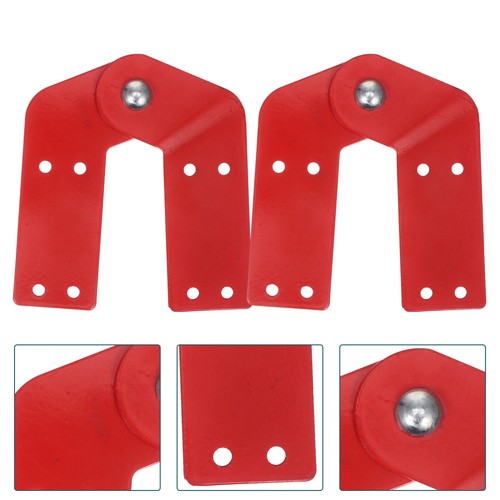 2 Count Ladder Hinges Telescopic Attic Replacement Folding Fitting Work for - Picture 12 of 12