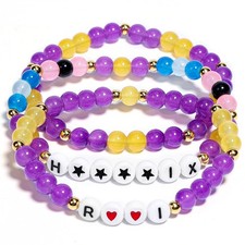 3-Pcs Friendship Bracelet Set for Women Girls - Trendy Handmade Jewelry Gift