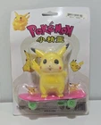 Vintage Pokémon Pikachu On A Pink Skateboard Japanese Toy Figure