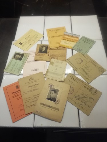 ANTIKE MITGLIED BÜCHER 40IGER 50IGER JAHRE EINER PERSON KONVOLUT