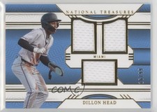 2024 Panini National Treasures Game Gear Swatches Trio 16/99 Dillon Head 19l7