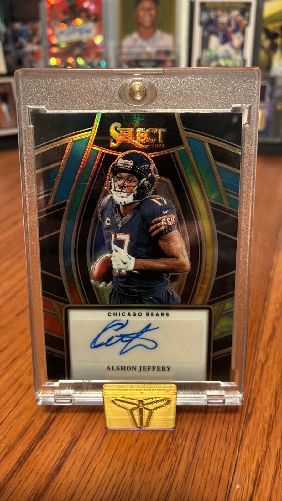 /25 Alshon Jeffery Auto [Tie-Dye] #1 2023 Panini Select Select Signatures Prizm