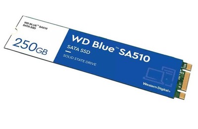 SSD drive M.2 SATA WD Blue SA510 250GB 555MB/s WDS250G3B0B