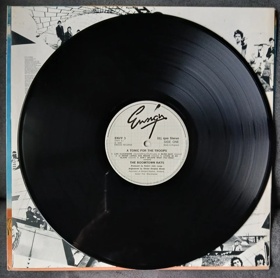 BOOMTOWN RATS - 3x Vinyl LPs - Boomtown Rats / Tonic For The Troops / V Deep - Image 3 of 4