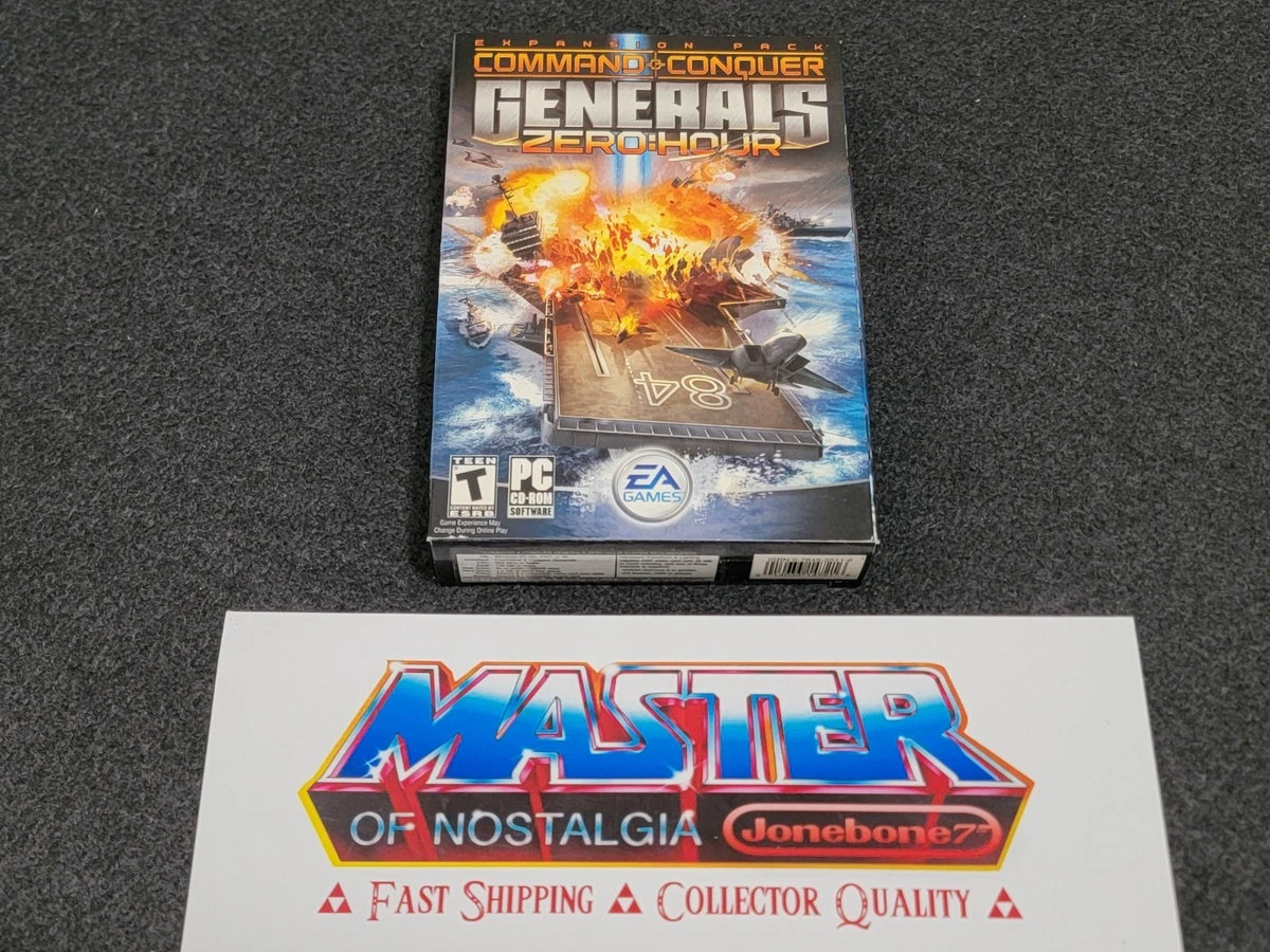 Jeu PC Command & Conquer Generals – Version FR – Très Bon état – Boîte Et Manuel Inclus