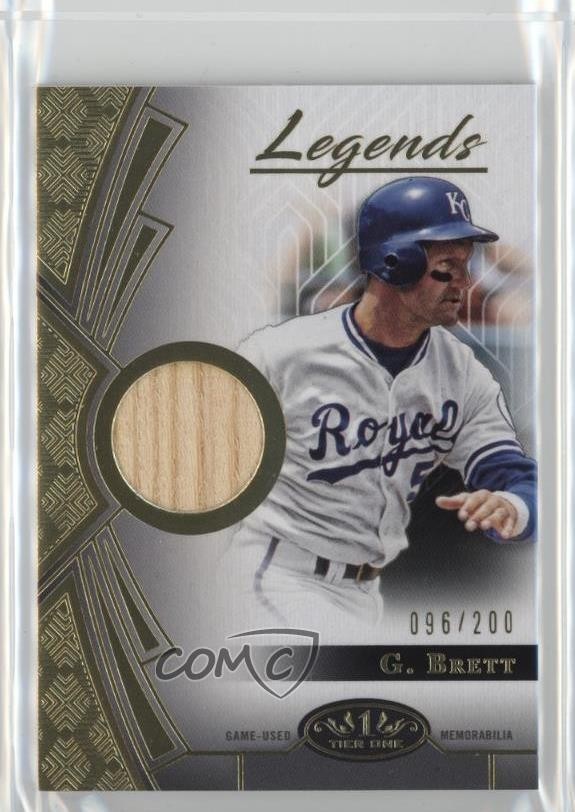 2023 Topps Tier One Legends Relics 96/200 George Brett #T1LR-GB HOF g3g