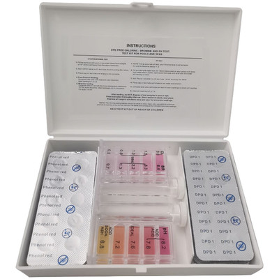 2 in 1 Pool Water Testing Solution with 50 For pH Tablets and 50 DPD1 Tablets