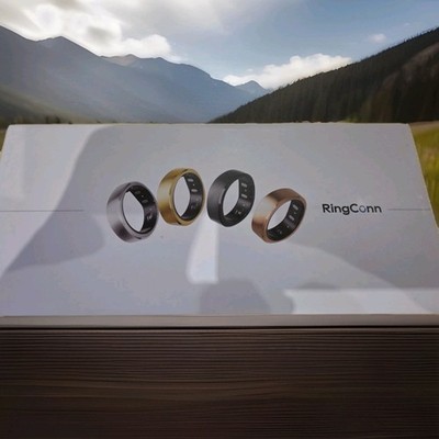 RingConn Gen 2 Smart Ring, Schlafapnoe Überwachung, Future Silver Gr. 10 unbenutzt