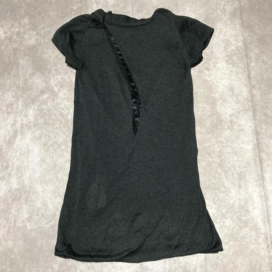 Sakai Sacai 1 Tunica Trasformabile Mini Abito Cintura Misto Seta