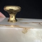 Vintage Onyx Diamond Point Perpetual Calendar/Photo Holder And Blotter Desktop — photo 6