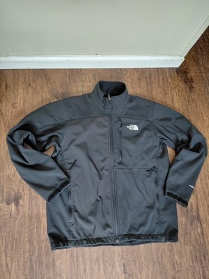 The North Face Mens Apex Bionic Jacket Softshell Fleece Lined Mens Sz M Black