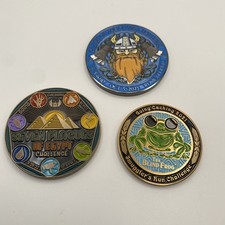 Lot of 3 Going Caching Geocaching Mega Event Challenge Coins Unactivated