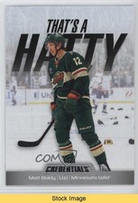 2024-25 Upper Deck Credentials That's a Hatty Matt Boldy #TH-MB READ z6b