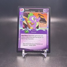 My Little Pony CCG  Spike - Assistant Librarian F26 Foil 2014 Hasbro Enterplay