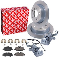 FEBI Bremsscheiben 259mm Beläge Bremssattel Satz Hinten für MINI F55 F56 F57