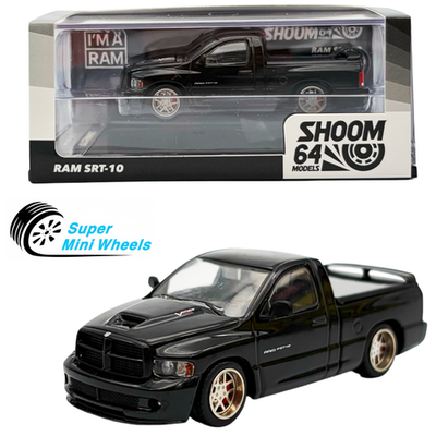 #ad SHOOM64 1:64 2003 Dodge Ram SRT 10 Pickup – Bluck $21.99