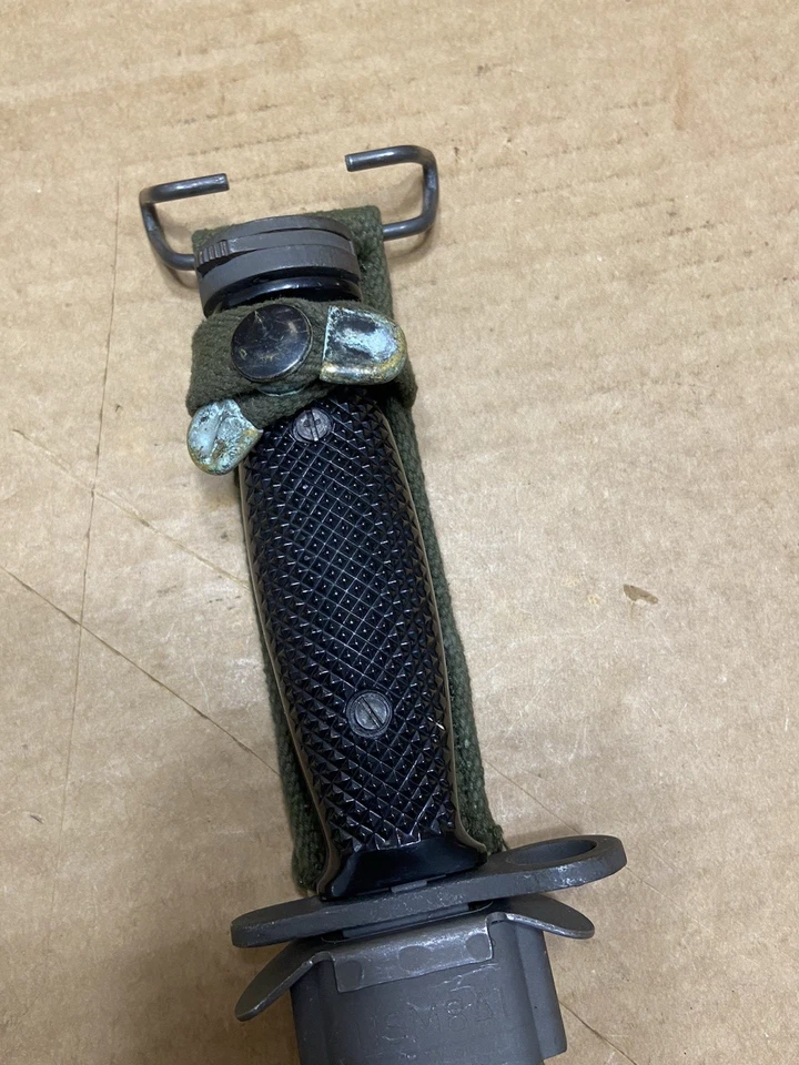 WW2 US M3 CAMILLUS cuchillo de lucha conversión con vaina PWH USGI VER DETALLES Foto 3 de 4