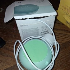 GOOGLE HOME MINI 08/2019 W/BOX CORD & WORKS CLEAN COND LITE GREEN