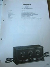 Schaltplan Radio Loewe 2H 3N 1928