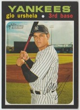 2020 Topps Heritage Baseball #8 Gio Urshela - New York Yankees