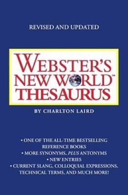 Websters New World Thesaurus - Paperback By Websters New World - GOOD