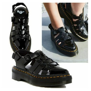 doc marten platform sandals