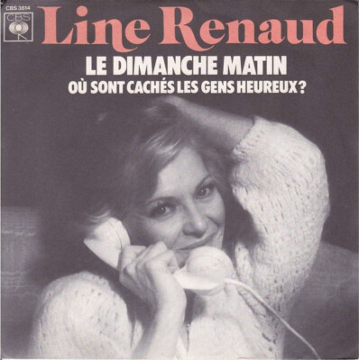 Line Renaud - Le Dimanche Matin / VG / 7'''', Single