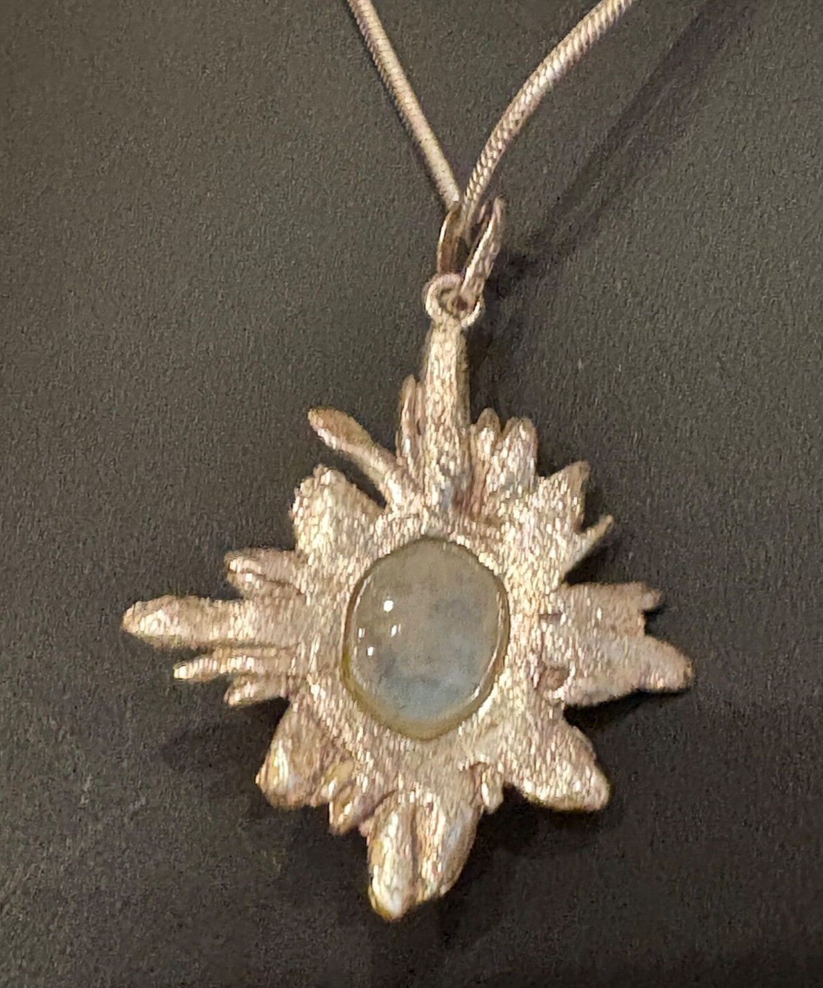 ARTISAN CELESTIAL SILVER STAR MOONSTONE PENDANT A… - image 5