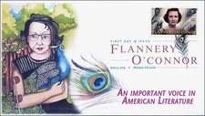 SC 5003, 2015, Flannery O'Connor, American Literature, FDC, DCP, 93 Cent, 15-163