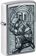 Zippo Firefighter Design Street Chrome 49785