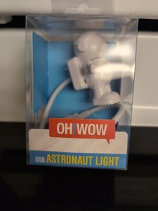 USB Flexible 5V Night Light LED Astronaut Lamp for Laptop, Reading Table Space