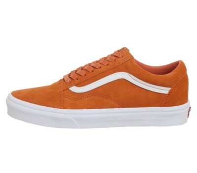 white vans orange stripe