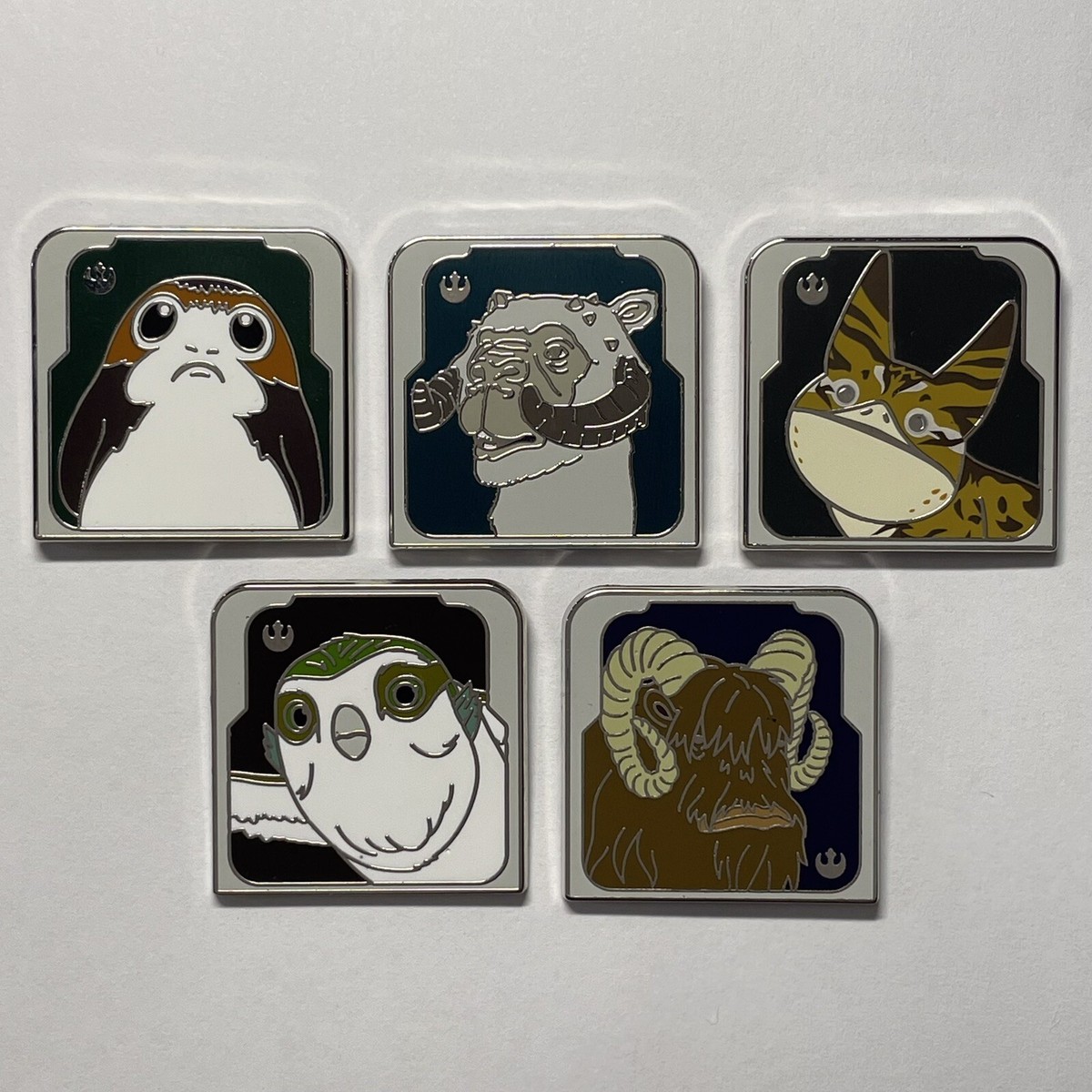 Disney Pin Complete Set Of Creatures Star Wars Hidden Disney