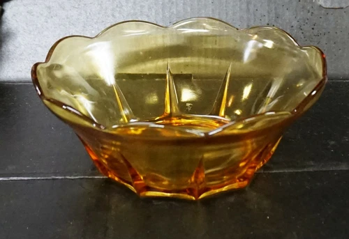 Vintage Anchor Hocking Swedish Modern 8" Serving Bowl Excellent !