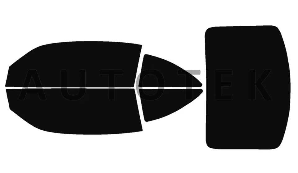 Película precortada para ventanas laterales para Volkswagen Beetle cupé 2012-2019 tinte de vidrio Foto 2 de 4