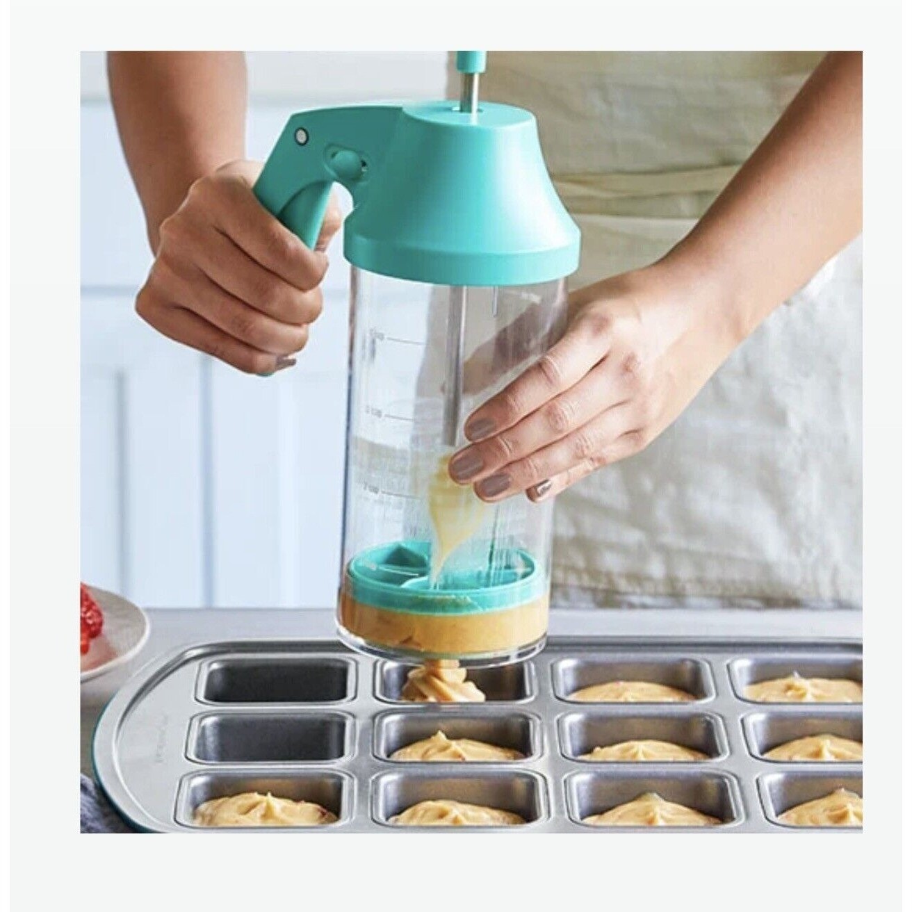 PAMPERED CHEF 100082 BATTER MIXER & DISPENSER NEW IN BOX eBay