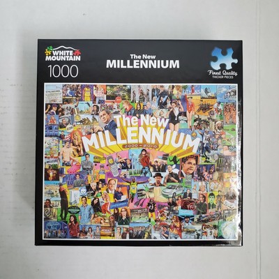 White Mountain Puzzles ''The New Millennium'' 1000 Piece Jigsaw Puzzle New Sealed