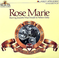 ROSE MARIE JEANNETTE MACONMDALD/NELSON EDDY PREMIUM USED LASERDISC NM/EX 