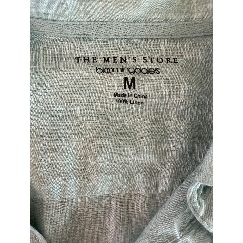 Bloomingdale's Men's Button Down Shirt Medium Teal NWT eBay
